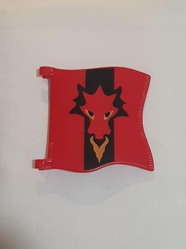 Grand drapeau rouge noir - drapeau,