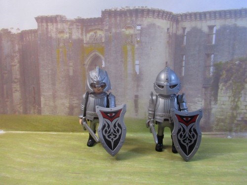 Playmobil chevaliers noir - chevaliers,